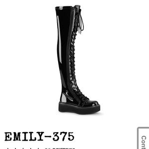 Demonia Emily 375 (patent leather)